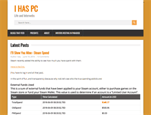 Tablet Screenshot of ihaspc.com